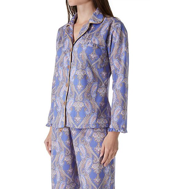 BedHead Pajamas Periwinkle Pashmina Paisley Pajama Set 6078 BedHead Pajamas Periwinkle Pashmina Paisley Pajama Set 6078