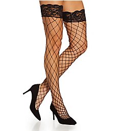 Dreamgirl Fence Net Thigh High Stockings 0115