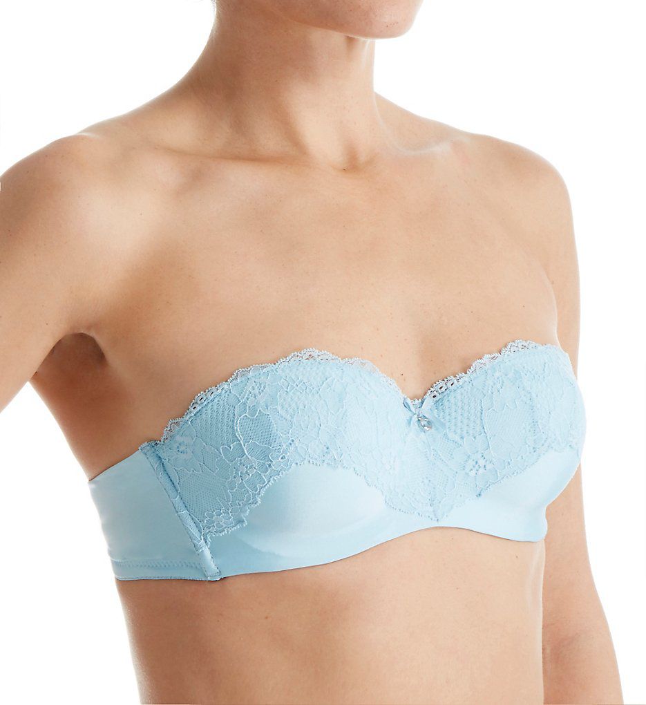 Emporio Armani Sexy Micro & Lace Padded Strapless Bandeau Bra 16350SM Emporio Armani Sexy Micro & Lace Padded Strapless Bandeau Bra 16350SM