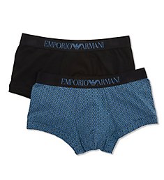Emporio Armani Classic Pattern Mix Trunks - 2 Pack 2101A504