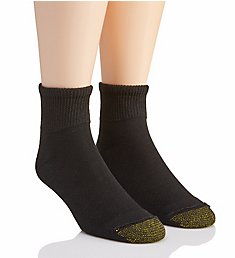 Gold Toe Non Binding Super Soft Quarter Socks - 2 Pack 201P