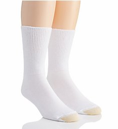 Gold Toe Non Binding Super Soft Crew Socks - 2 Pack 202S