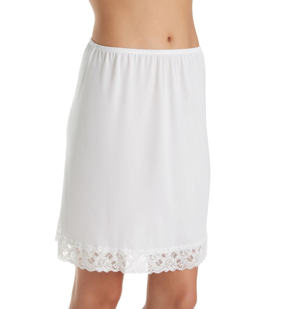 Jones New York Silky Spandex 19 Inch Half Slip with Lace 720219 Jones New York Silky Spandex 19 Inch Half Slip with Lace 720219