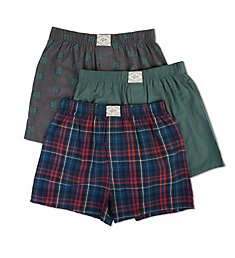 Lucky Art Dad Woven Boxers - 3 Pack 213QB09