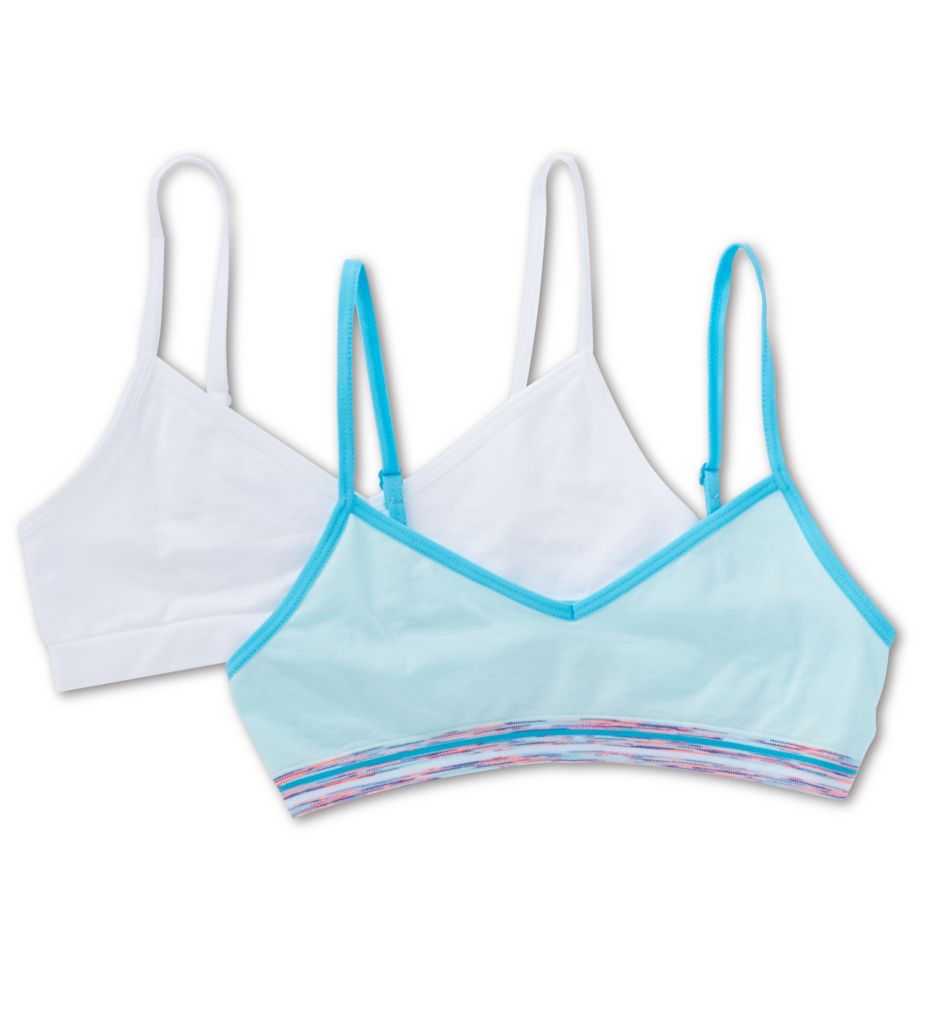 Maidenform Girl Value Seamfree V-Neck Bralette - 2 Pack H2527 Maidenform Girl Value Seamfree V-Neck Bralette - 2 Pack H2527