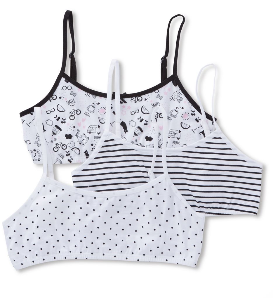 Maidenform Girl Value Crop Bras - 3 Pack H2563 Maidenform Girl Value Crop Bras - 3 Pack H2563