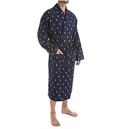 Polo Ralph Lauren All Over Pony Cotton Robe L009