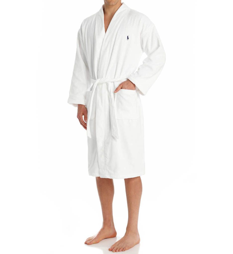 big pony cotton terry robe