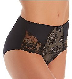 Pour Moi Sophia Lace Embroidered Deep Brief Panty 3828