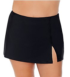 Raisins Curve Plus Size Calina Solids Peru Skirt Swim Bottom G840071