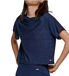 Tommy Hilfiger Second Skin Crop Top With Mesh Back Panel TP2T0475