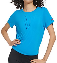 Tommy Hilfiger Lux Modal Fitness Tee With Cross Over Front TP3T0649