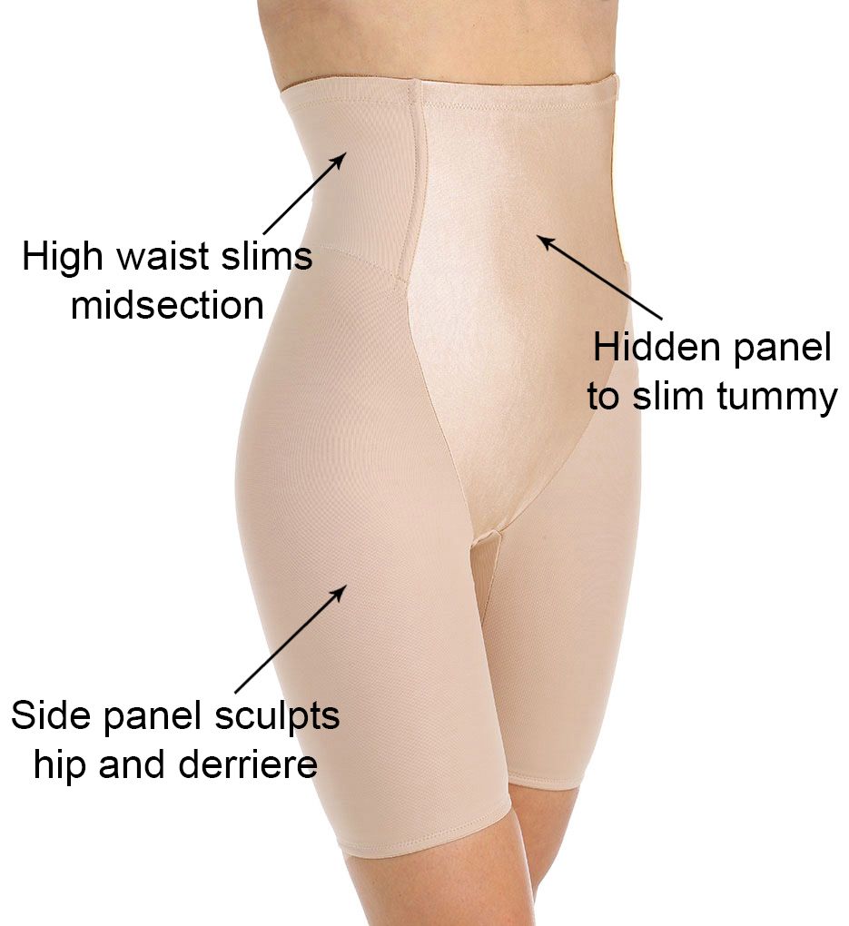 Va Bien Satin Front Firm Control Leg Shaper 3757 Va Bien Satin Front Firm Control Leg Shaper 3757