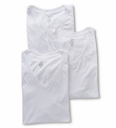 Van Heusen 100% Cotton V Neck T-Shirt - 3 Pack 00CPT02